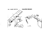 Sears 502472050 caliper brake diagram