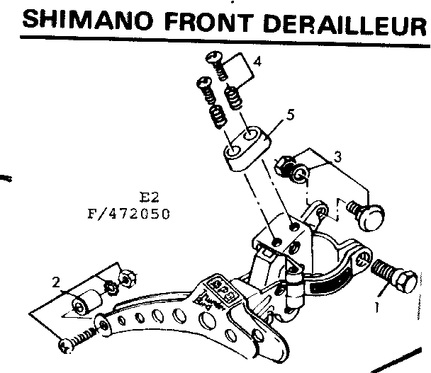 SHIMANO FRONT DERAILLEUR