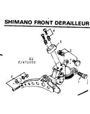 Shimano front derailleur