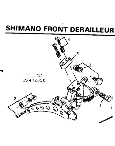 Shimano front derailleur