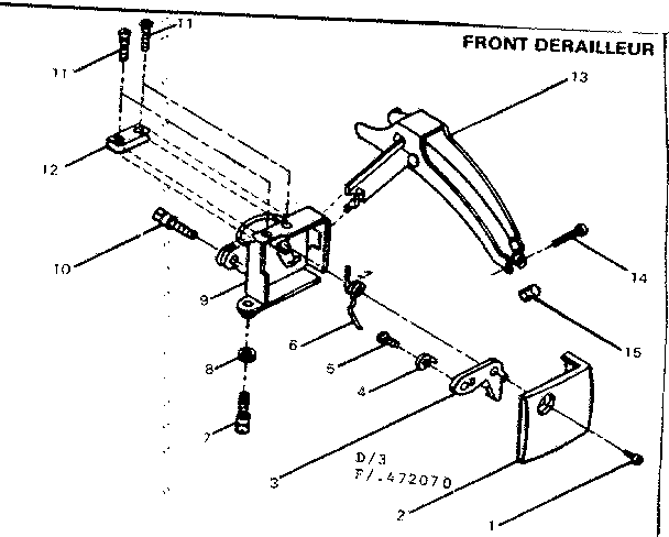 Front derailleur