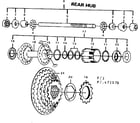 Sears 502472070 rear hub diagram