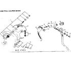 Sears 502472072 side pull caliper brake diagram