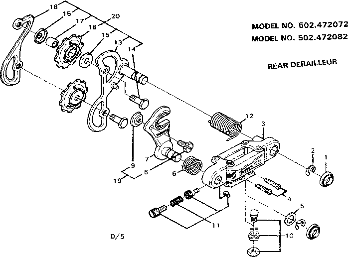 Rear derailleur