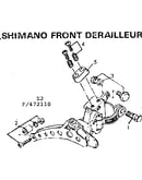 Shimano front derailleur