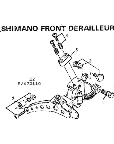 Shimano front derailleur