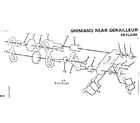 Sears 502472120 shimano rear derailleur diagram
