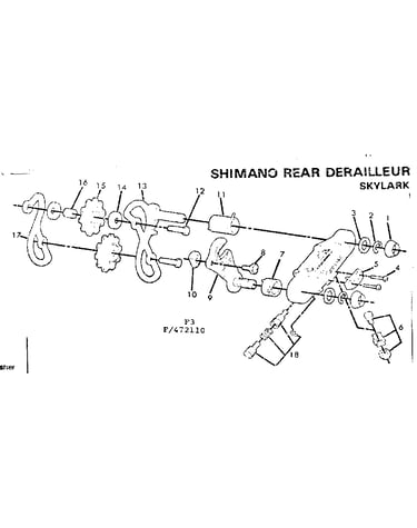Shimano rear derailleur