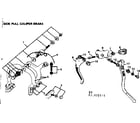 Sears 502472121 side pull caliper brake diagram