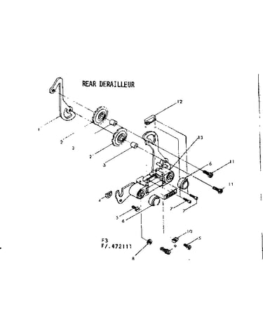 Rear derailluer