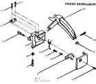Sears 502472131 front derailleur diagram