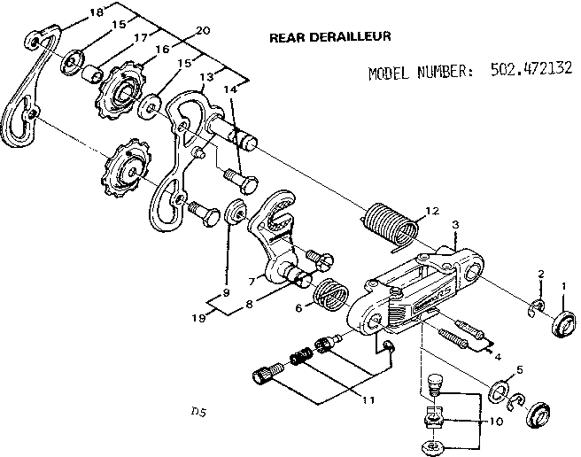 Rear derailleur
