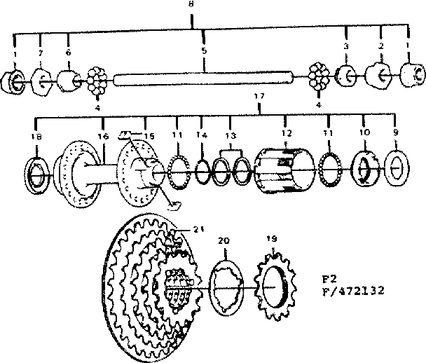 Rear hub