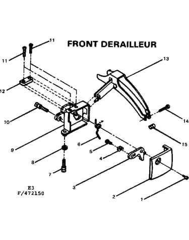 Front deraileur