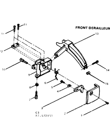 Front derailleur