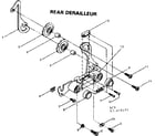 Sears 505472161 rear derailleur diagram