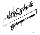 Sears 502472164 rear small flange hub diagram