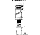 Sears 502472190 head bearing set diagram