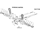 Sears 502472190 shimano shifter old type diagram