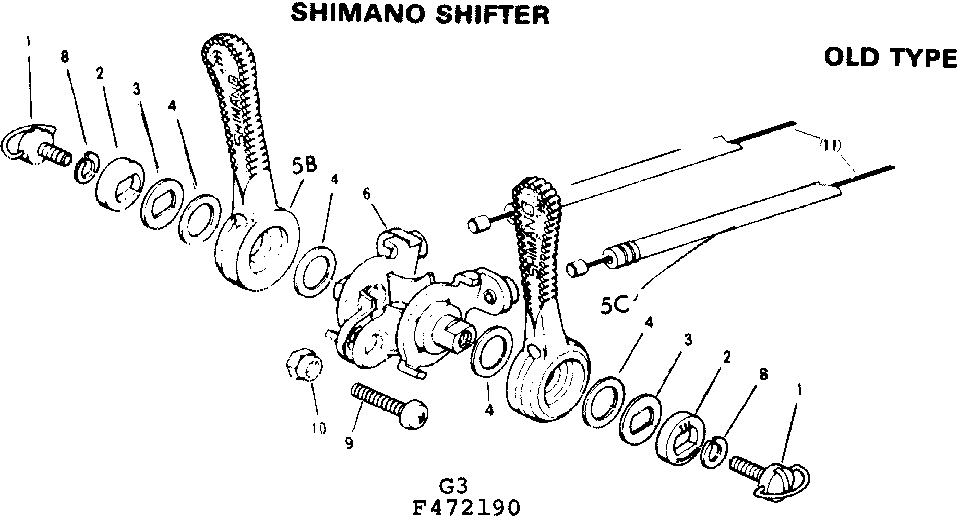 SHIMANO SHIFTER OLD TYPE