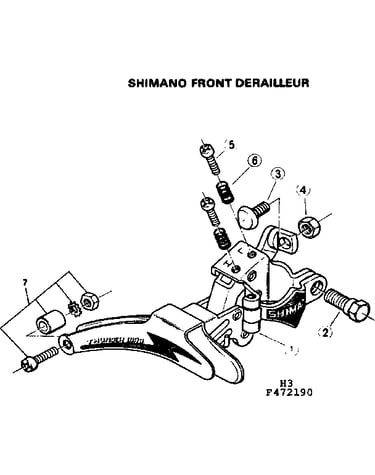 Shimano front derailleur