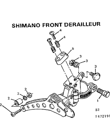 Shimano front derailleur