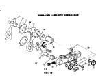 Sears 502472191 shimano lark-spo derailleur diagram