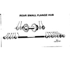 Sears 502472191 rear small flange hub diagram