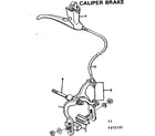 Sears 502472191 caliper brake diagram
