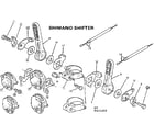 Sears 502472192 shimano shifter diagram