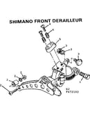 Shimano front derailleur