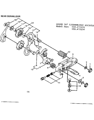 Rear derailleur
