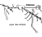 Sears 502472231 shimano diagram
