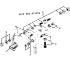 Sears 502472231 caliper brake diagram