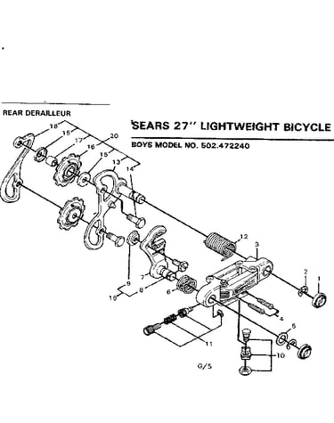 Rear derailleur