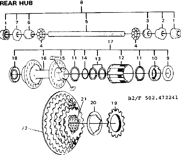 REAR HUB