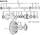 Sears 502472241 rear hub diagram