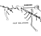 Sears 502472241 shimano diagram