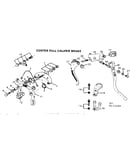 Center pull caliper brake