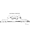 Rear small flange hub