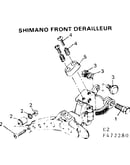 Shimano front derailleur