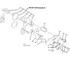 Sears 502473280 rear derailleur diagram