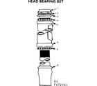 Sears 502472351 head bearing set diagram