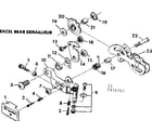 Sears 502472351 excel rear derailleur diagram