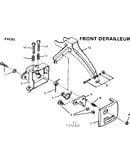 Excel front derailleur