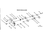 Sears 502472361 rear derailleur diagram