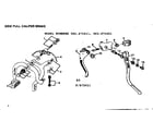 Sears 502472511 side pull caliper brake diagram