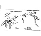 Sears 502472411 center pull caliper brake diagram