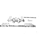 Rear small flange hub