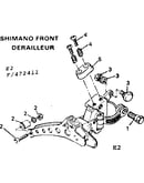 Shimano front derailleur